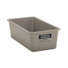 Contenedor GRP rectangular 200 litros modelo plano estándar gris